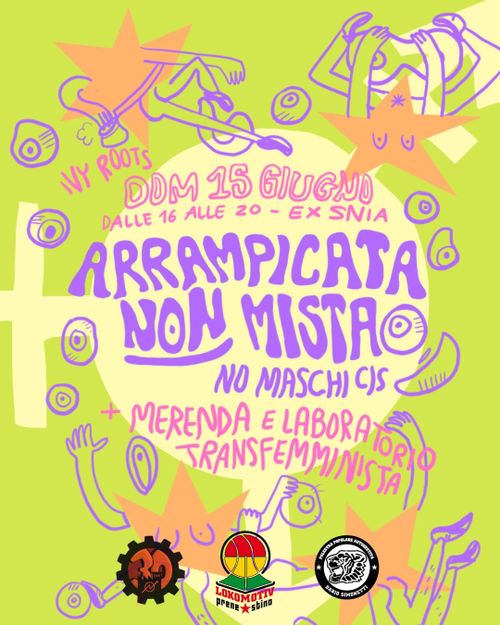 Arrampicata non mista - Laboratorio transfemminista