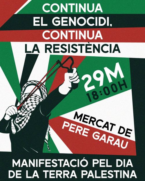 MANIFESTACIÓ DIA DE LA TERRA PALESTINA