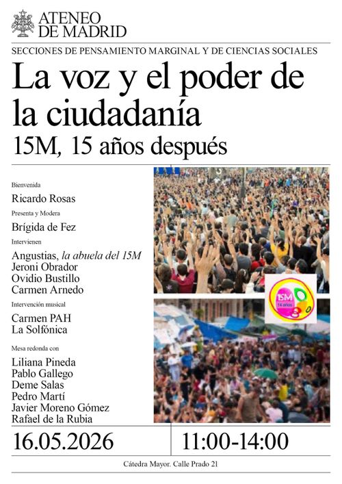 La voz y el poder de la ciudadanía 15M
