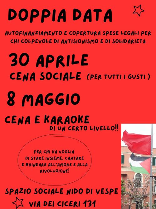 CENA E KARAOKE DI UN CERTO LIVELLO