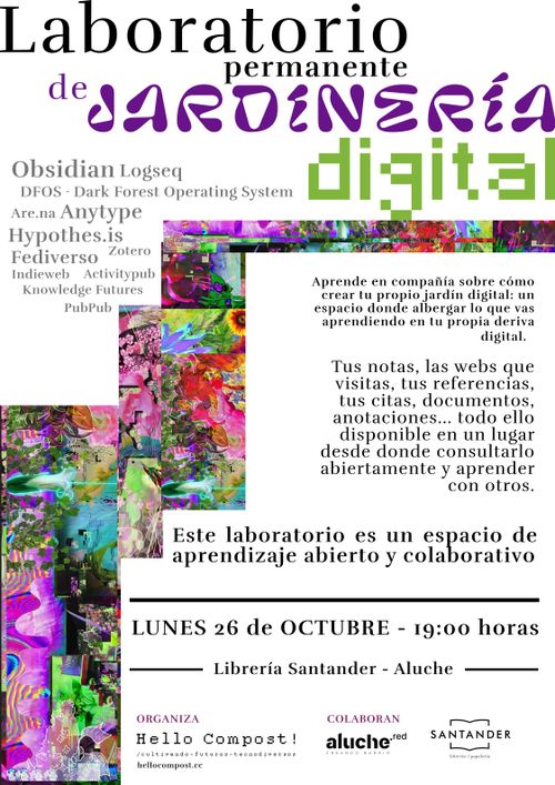 Laboratorio permanente de Jardinería Digital