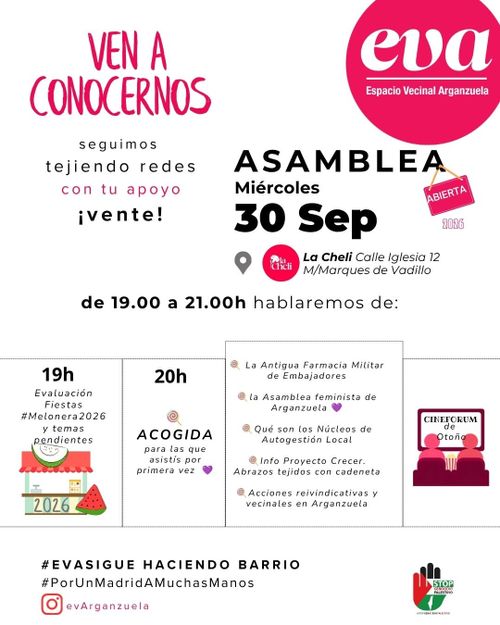 Asamblea Espacio Vecinal Arganzuela