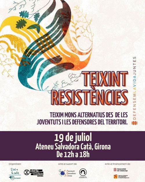 “Teixint resistències”: espais de creació col·lectiva, artivisme, intercanvi amb joventuts de Centreamèrica, música i un dinar compartit