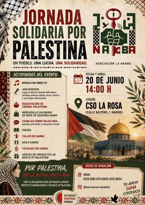 JORNADA SOLIDARIA POR PALESTINA