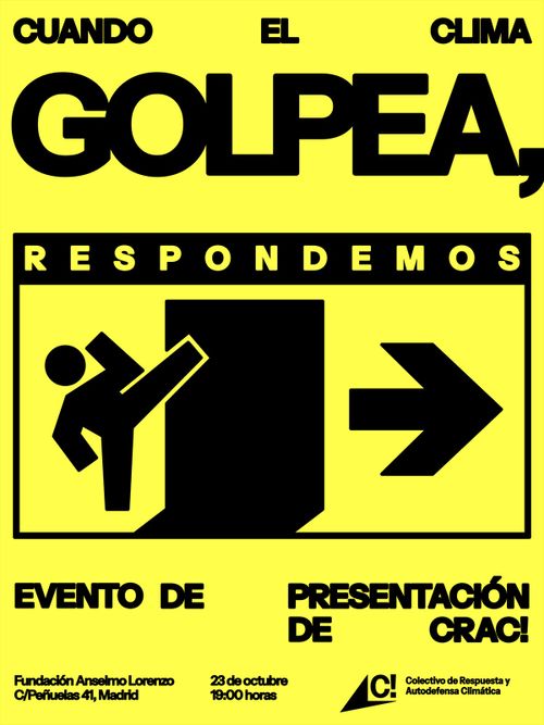 Presentación de CRAC!, colectivo de autodefensa climática