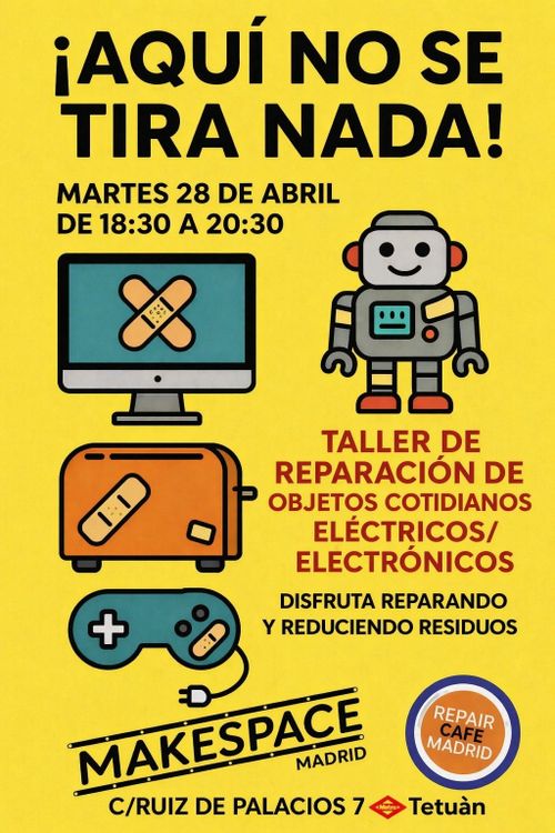 Taller de reparaciones participativas 'Repair Café'