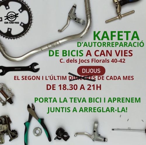 Kafeta d'autorreparació de bicis