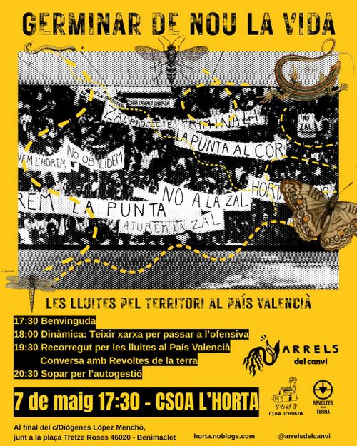 GERMINAR DE NOU LA VIDA: LES LLUITES PEL TERRITORI AL PAÍS VALENCIÀ 