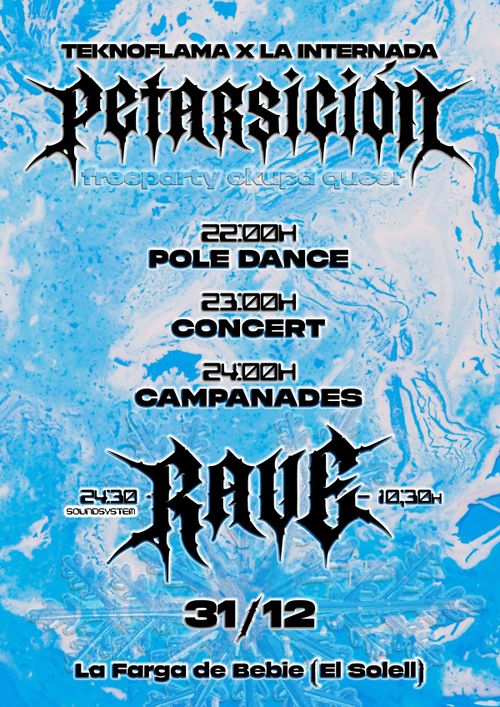 PETARSICIÓN (fiesta cap d'any)