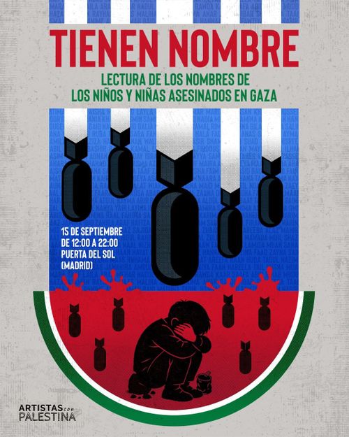 ¡ TIENEN NOMBRES ! Y por mucho que intenten borrarlos seguirán sonando en nuestra voz y en nuestras conciencias.