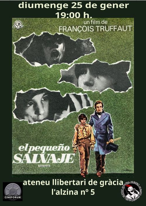 cineforum:  "L'Enfant sauvage"  (1970) dir. François Truffaut
