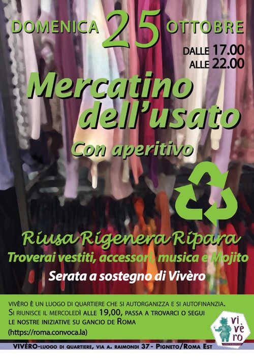 Mercatino dell'usato - riusa rigenera ripara