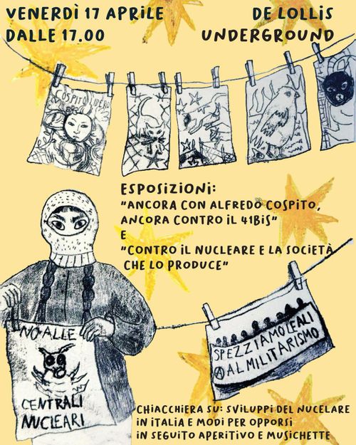 Ancora con Alfredo Cospito, ancora contro il 41 bis 