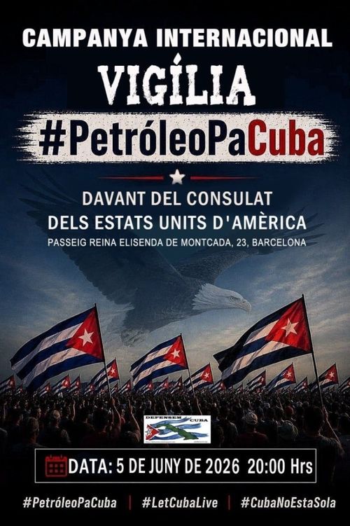 El 5J cridem ben fort: No a l’agressió militar contra Cuba!
