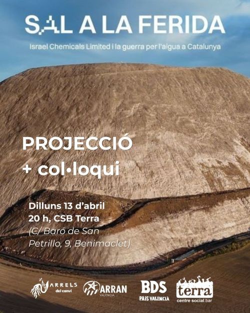 SAL A LA FERIDA - PROJECCIÓ I COL·LOQUI
