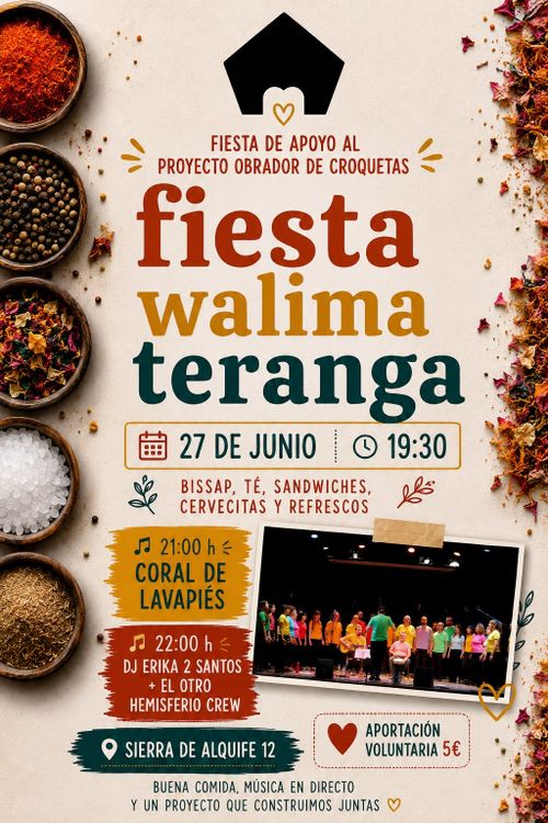 ¡Fiesta Walima Teranga en la Villana!🎉🌍 